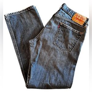 Levi's 559 Relaxed Fit Straight Jeans Men's Distressed Hem Denim 32x32 Western